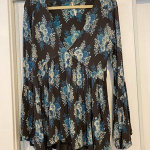 Free People Floral Top